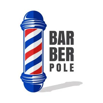 Barber Shop pole Stock Illustration