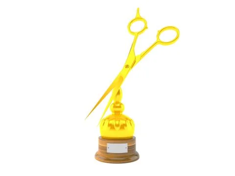 Barber trophy Stock Illustration