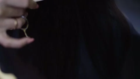 The barber at work Stock Footage 159881457