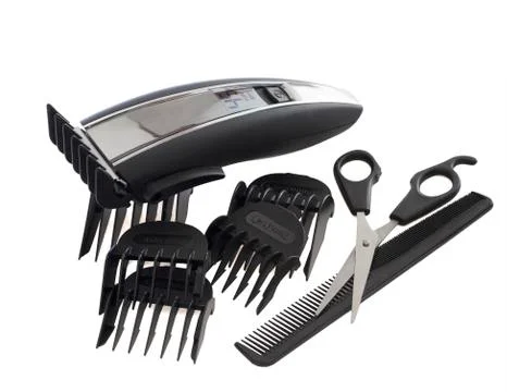 Barber work tools Stock Photos