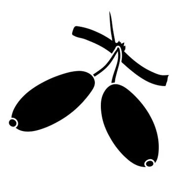 Barberry icon, simple style 스톡 일러스트