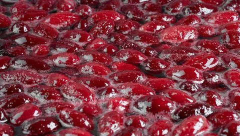 Barberry jam as background or texture Stock Photos