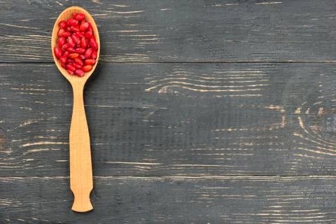 Barberry in spoon Stock Photos