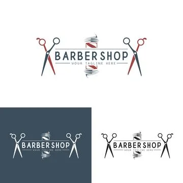 Barbershop creative design Stock Illustration