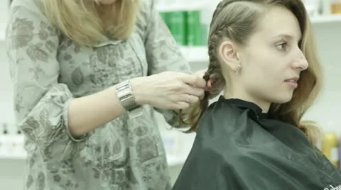 In a barbershop Stock Footage 12229505