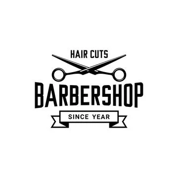 BARBERSHOP LOGO VECTOR Stock Illustration