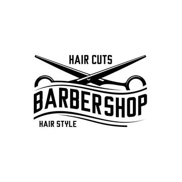 BARBERSHOP LOGOS VECTOR Stock Illustration