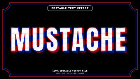Barbershop new editable text effect in modern trend style Illustrazione stock