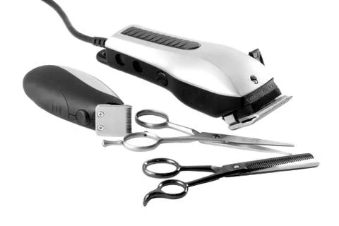 Barbershop tools Stock Photos
