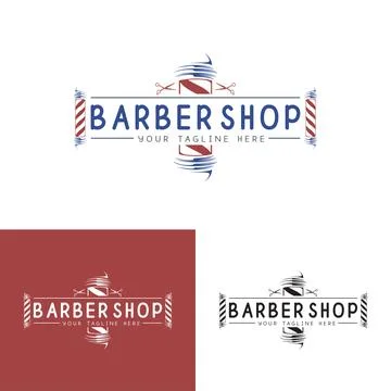 Barbershop vector logo Stock Illustration