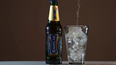 Barbican malt drinks Stock Footage 165967409