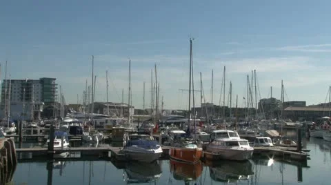 Barbican Quayside Stock Footage 18011199