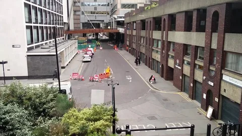 Barbican Quiet Street Video stock 75285533