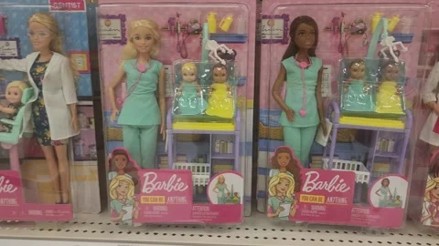 Barbie Doll Retailer Stock Footage 198577832