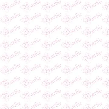 Barbie pattern in pink shades Illustrazione stock