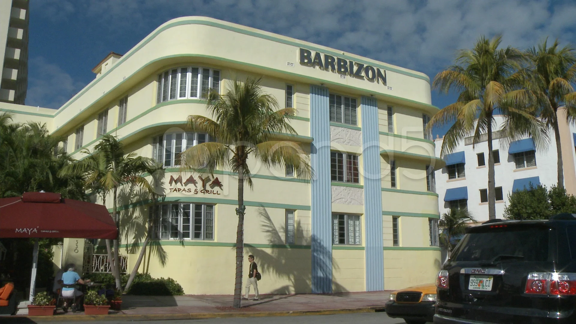 Barbizon Hotel On South Beach Stock Footage 982923