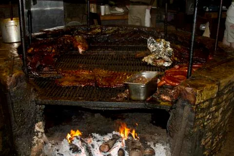 BarBQue Pit Foto stock