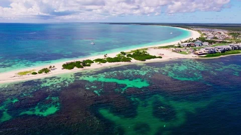 Barbuda Drone Footage Stock Footage 255507860