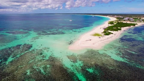 Barbuda Drone Footage Stock Footage 255510272