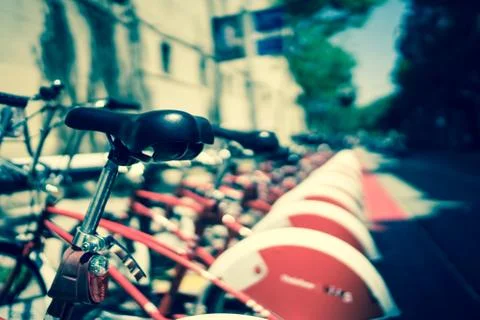 Barca bikes Stock Photos