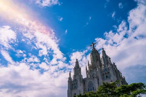 Barca Jesus flare Stock Photos