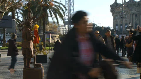 Barcelona 09 HumanSt Stockbeeldmateriaal 22764035