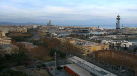 Barcelona 40 viewpointTL Stock Footage 22775841