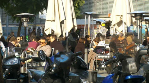 Barcelona 73 La ribera Stock Footage 22802900