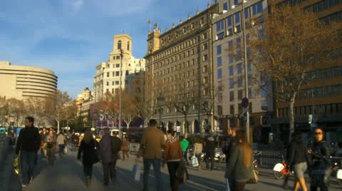 Barcelona 79 P DeCatalunia Stock Footage 22802207