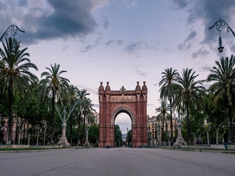 Barcelona Arc De Triumph 動画素材 77811465
