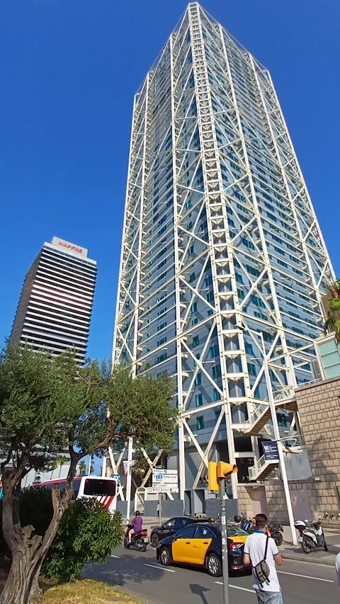 Barcelona architecture Stock Footage 283851952