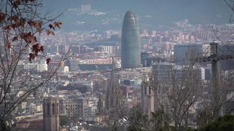 Barcelona city 4K 動画素材 303658100