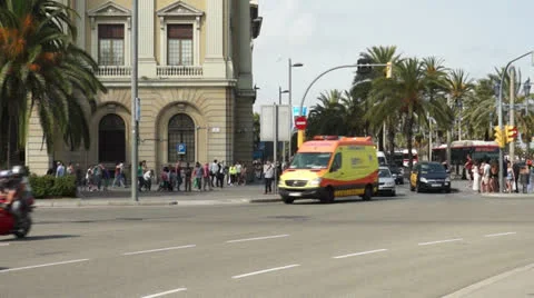 Barcelona city Video stock 25333785