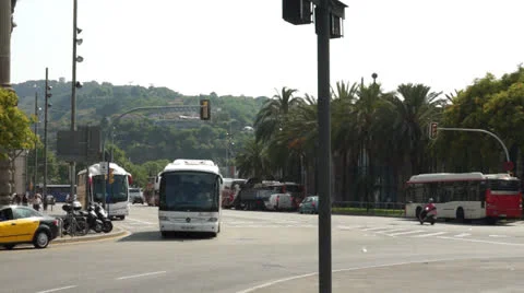 Barcelona city Video stock 25333953