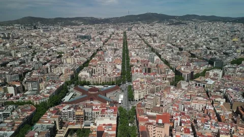 Barcelona City Stock Footage 281798946