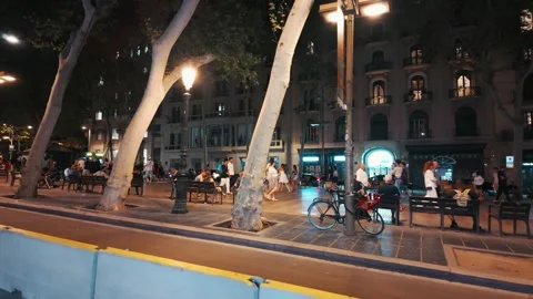 Barcelona City in Spain Stock Footage 327763349