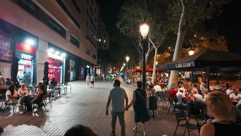 Barcelona City in Spain Video stock 327763384