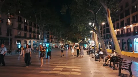 Barcelona City in Spain Stock Footage 327763422