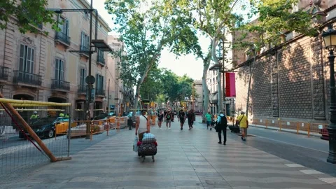Barcelona City in Spain Video stock 327763578