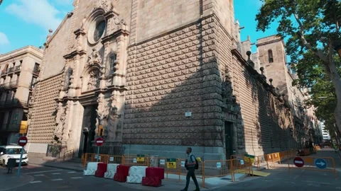 Barcelona City in Spain Stock Footage 327763593