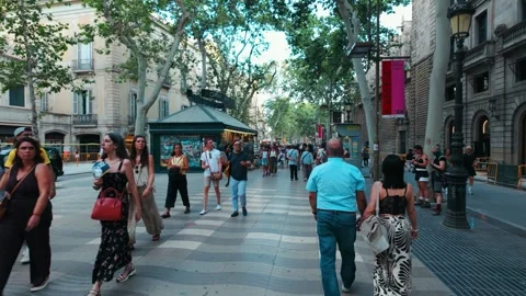 Barcelona City in Spain Stock Footage 327767555