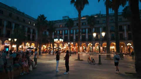 Barcelona City in Spain Video stock 327767902