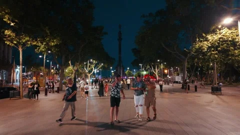 Barcelona City in Spain Stock Footage 327768018