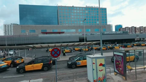 Barcelona City in Spain 動画素材 327768294
