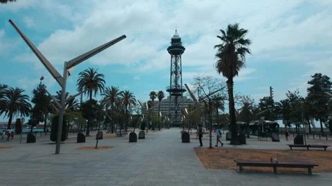 Barcelona City in Spain Stock Footage 327769079