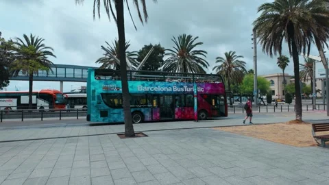 Barcelona City in Spain Stock Footage 327769092