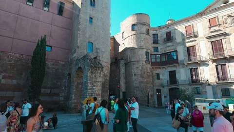 Barcelona City in Spain Stock Footage 327772453