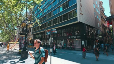 Barcelona City in Spain 動画素材 327774953