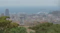 Barcelona cityscape with buildings and ships in the bay 4k or 4k+ Resolution