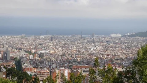 Barcelona cityscape Stock Footage 75818270